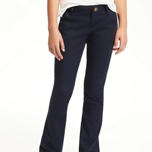 Old Navy Uniform Bootcut Pants for Girls New - Picture 1 of 3